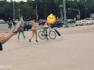 i'm thrilled watching jeny stripped nude in public streets