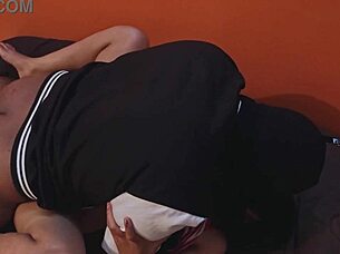 big boobs chubby latina shares bed riding huge cock