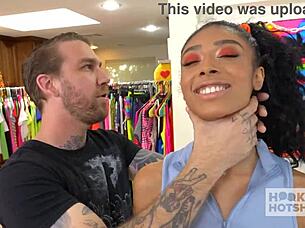 Mocha Fuck-Doll Jada Drains Rough Big Cock Hard And Deep