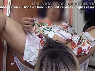 hot lesbian bride licks fat bbw pussy at wedding