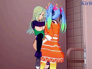 Az Sainklaus Chitose Kisaragi Lamia Loveless Futanari Lesbian Orgy