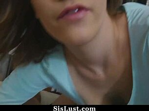 stepsis caught watching porn rides bros huge cock