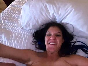 pissed housewife demands creampie sex tape filling