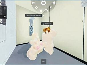 roblox hunter fucks rich snowbunny in stoner sex