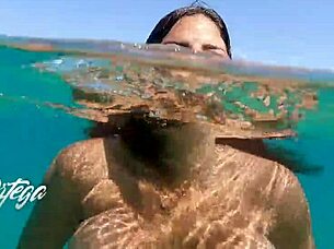 Pornstar Sheila Ortega's Secret Underwater Suck And Fuck