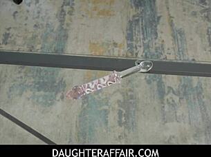 sidra craves garage anal creampie from horny daddy figure