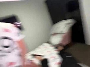 Heart-pounding threesome with horny latina Katty Blake after steamy interview