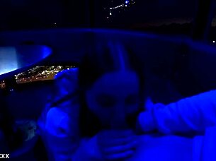 couple sneaks blowjob in park then races home for quick outdoor fuck