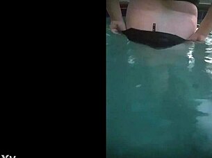 horny teen slut teases wet in hot tub jacuzzi