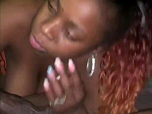 monster black cock bbw ebony homemade deepthroat blowjob