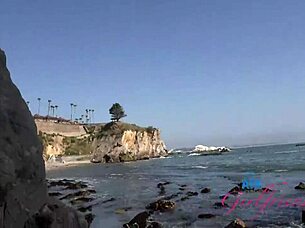 coastal cruise turns intimate with brianna's public head