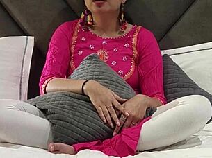 Hey hubby, this teen's pounding my married pussy doggystyle with creampie finish!