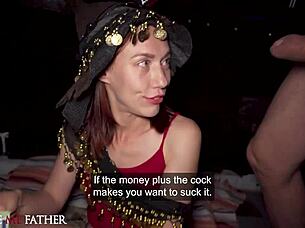 Petite Latina Pickup Deepthroats Monster Cock For Rough Van Fuck