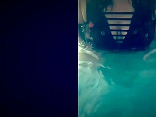 horny teen slut teases wet in hot tub jacuzzi