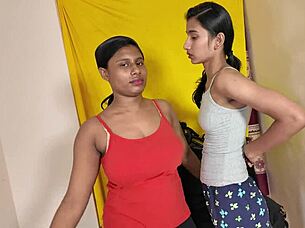 real couple enjoys romantic threesome intimacy together