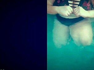 horny teen slut teases wet in hot tub jacuzzi