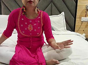 Hey hubby, this teen's pounding my married pussy doggystyle with creampie finish!