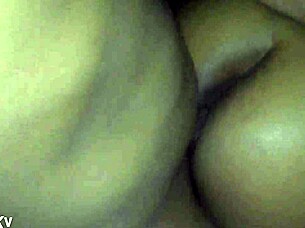 hippy ass bent over for intense amateur doggystyle fucking