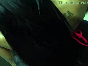 massage room heats up as latina beauty gets spanked and licked part 2