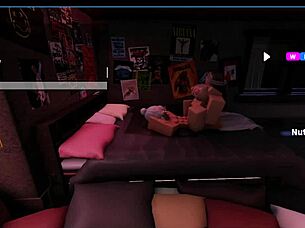 Fan fucks my tight pussy with huge throbbing cock