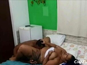 Chubby brunette begs for HUGE COCK in her FAT ASS