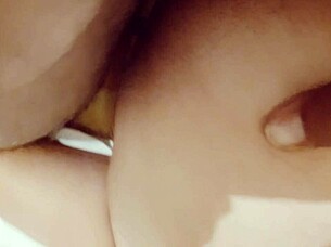 Starting to penetrate my virgin friend gently