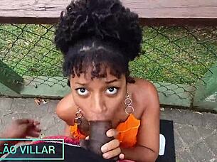 that hot black babe sucked it so good