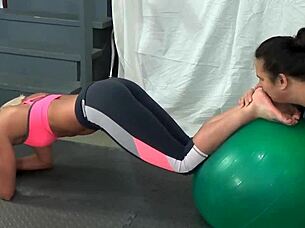 i asked fitness trainer larissa louder to let me lick her yoga feet