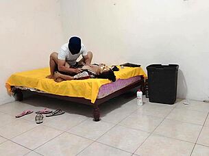 Stepmother's DIRTY HOMEMADE MISSIONARY BLOWJOB Thrills!