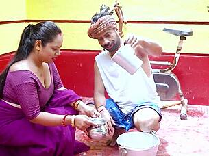 Arshi bhabhi you alone so milkman fucks you hardcore full hindi