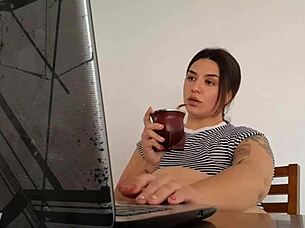 Carla farts loud while grinding her fetish fantasy