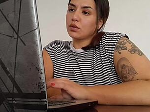 Carla farts loud while grinding her fetish fantasy