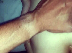 Carefully Deflowering Wife's Virgin Ass in Homemade Anal Creampie