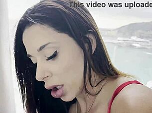 anal creampie after stud pops my hole in skyscraper luiza marcato leo santos 😈🍑💦