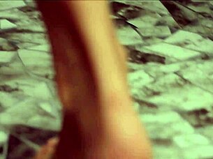 Honey grabs her favorite toy for a steamy solo play session