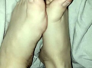 gretala's bare natural feet fetish closeup no polish