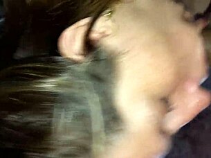 Damn this black babe sucks my cock so good before i cum