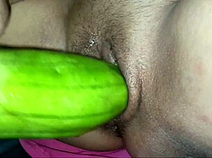 Employee cleans living room then takes my creampie load