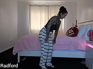 big tits fit milf try on haul