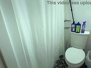 Skinny Asian Candy Cruise Gags On Cock In Bathtub