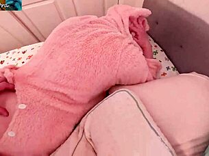 curvy halloween babe bent over for taboo cumshot doggystyle