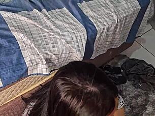 Stepmom Deepthroats Sloppy Then Gets Fucked Deep!