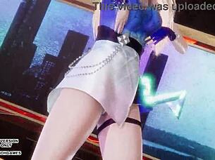 mmd kda ahri dances hot in league legends uncensored hentai cosplay