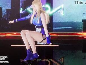 mmd kda ahri dances hot in league legends uncensored hentai cosplay