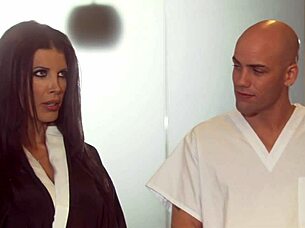 mature blonde milf spreads shaved pussy for deep fingering