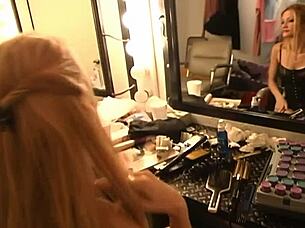 car turns lusty as blondes finger interracial pussies wildly