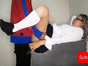 professor fucks latina schoolgirl in classroom for grades