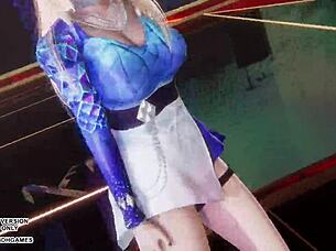 mmd kda ahri dances hot in league legends uncensored hentai cosplay