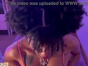 😈 this brazilian ebony whore chokes on monster cock bareback anal tease! 🍆💦