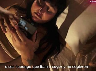 argentinian chubby throat fucked hard pov cumshot